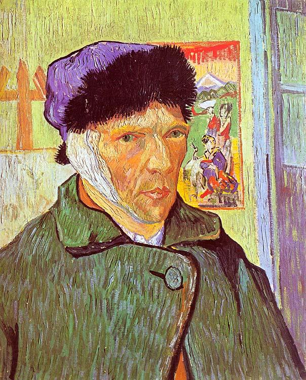 Vincent Van Gogh Self Portrait With Bandaged Ear Norge oil painting art
